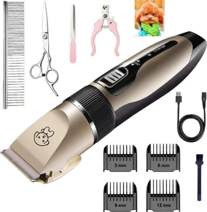 Maquina Para Cortar Pelo Perro Mascota Afeitar Corte De Cabello Pet Clipper Set