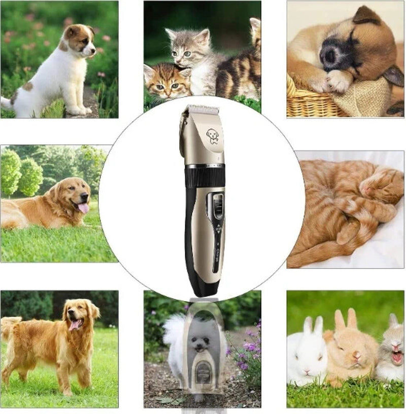 Maquina Para Cortar Pelo Perro Mascota Afeitar Corte De Cabello Pet Clipper Set